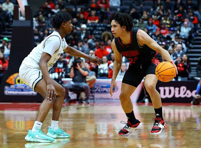 Jared McCain (right) had a brilliant career at Centennial while winning three straight Southern Section Open championships. Photo: Nick Koza.